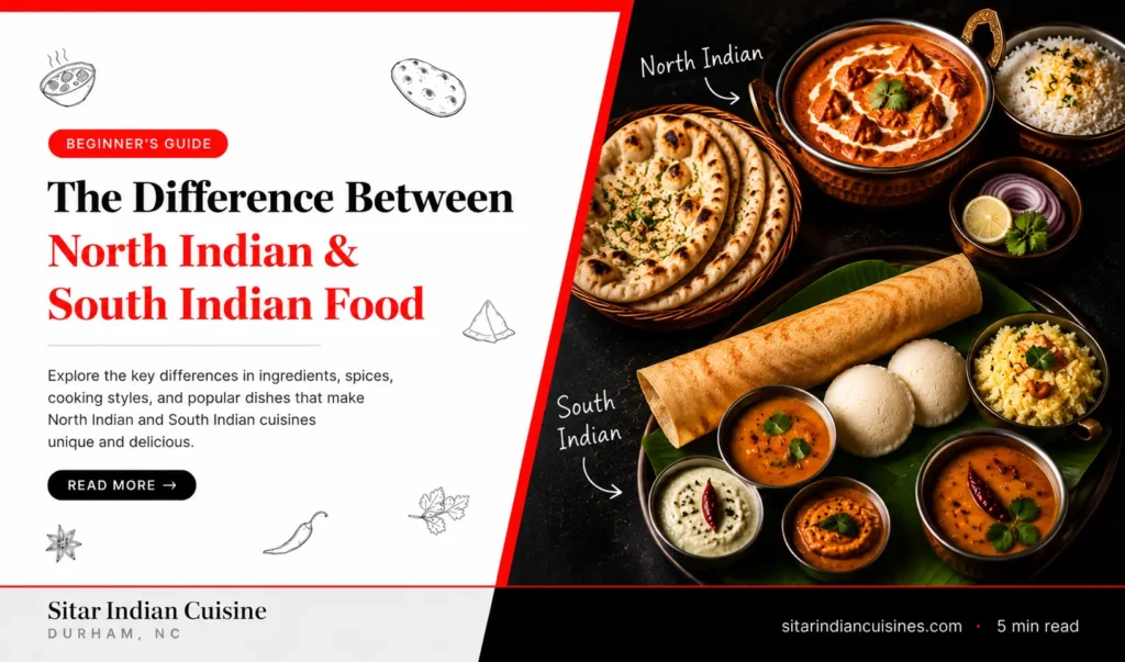 The Differences Between North Indian and South Indian Food: Complete Guide