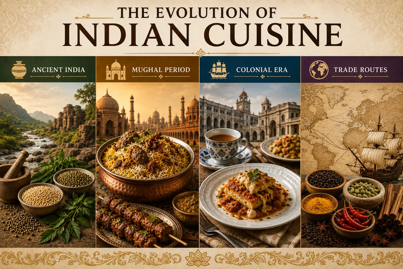The Evolution of Indian Cuisine